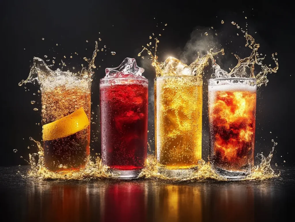 A comparison chart of Reign’s nutritional profile versus other energy drinks like Monster and Bang